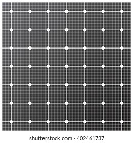 Solar cell pattern, vector