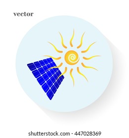 Solar Cell. Solar Power. Vector