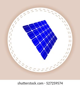 Solar Cell. Solar Power. Vector