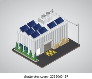 solar cell roof top, factory with installation solar cell roof top