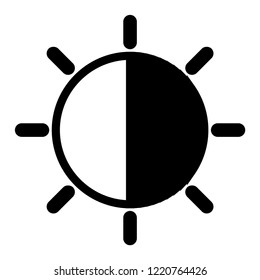 solar eclipse icon