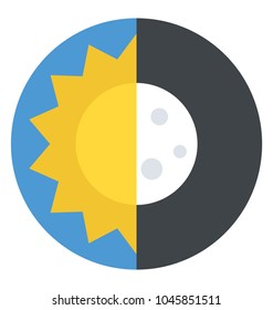 Solar eclipse, planetary system 