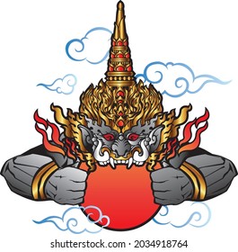 Solar Eclipse Rahu Thai legend