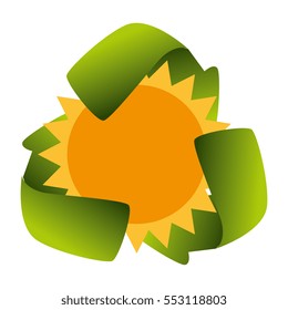 solar ecology energy icon