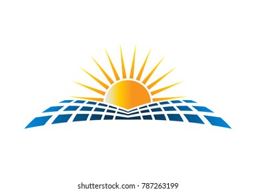 Solar Energu Logo Vector Illustration