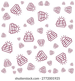 Solar energy art modern style trendy design charming vector Illustration.eps