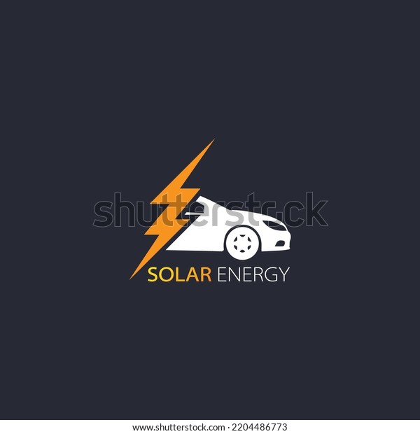Solar\
energy car icon. Trendy Solar energy car\
logo