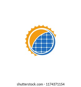 Solar Energy Cell Logo Design Vector Stock Vector (Royalty Free ...