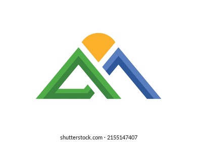 Solar Energy Colored Logo Vector