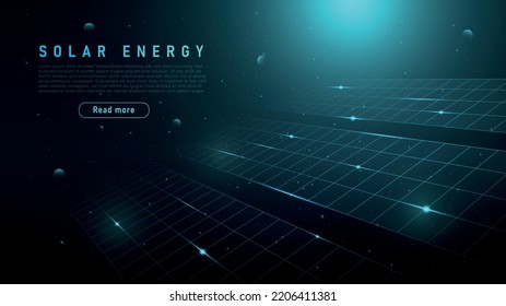 Solar energy concept. Alternative energy sources to reduce emission of harmful substances into atmosphere. Gadgets and devices, modern technologies and innovations. Isometric vector illustration