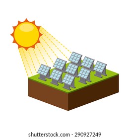solar energy design, vector illustration eps10 graphic 