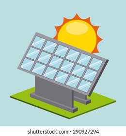 solar energy design, vector illustration eps10 graphic 