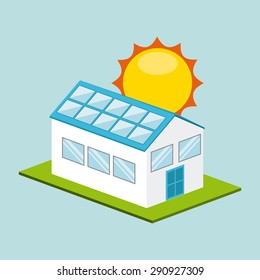 solar energy design, vector illustration eps10 graphic 