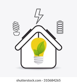 Solar energy design, vector illustration eps 10.