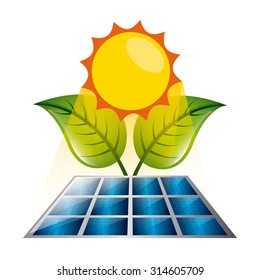 solar energy design, vector illustration eps10 graphic 