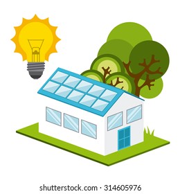 solar energy design, vector illustration eps10 graphic 