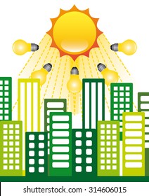 solar energy design, vector illustration eps10 graphic 