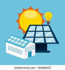 solar energy design, vector illustration eps10 graphic 