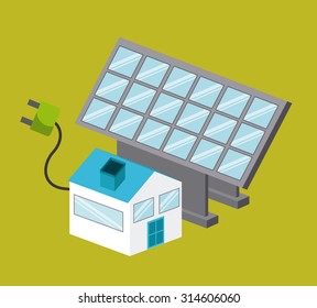 solar energy design, vector illustration eps10 graphic 