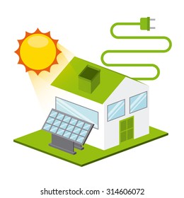 solar energy design, vector illustration eps10 graphic 