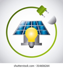 solar energy design, vector illustration eps10 graphic 