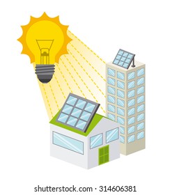 solar energy design, vector illustration eps10 graphic 