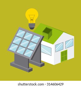 solar energy design, vector illustration eps10 graphic 