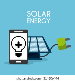 solar energy design, vector illustration eps10 graphic 