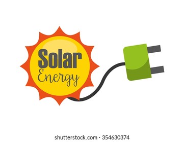 solar energy design, vector illustration eps10 graphic 