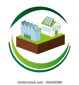 solar energy design, vector illustration eps10 graphic 