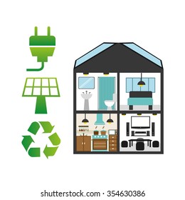 solar energy design, vector illustration eps10 graphic 