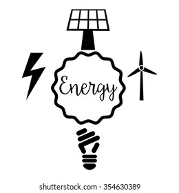 solar energy design, vector illustration eps10 graphic 
