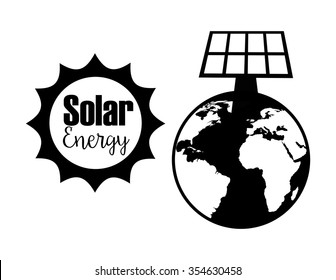 solar energy design, vector illustration eps10 graphic 