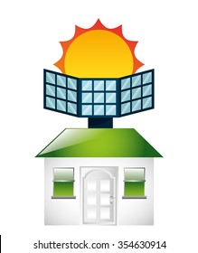 solar energy design, vector illustration eps10 graphic 