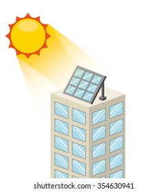 solar energy design, vector illustration eps10 graphic 