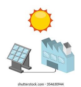solar energy design, vector illustration eps10 graphic 