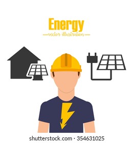 solar energy design, vector illustration eps10 graphic 