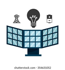 solar energy design, vector illustration eps10 graphic 