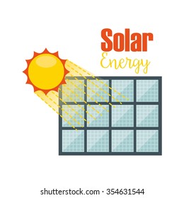 solar energy design, vector illustration eps10 graphic 