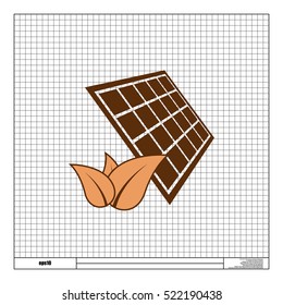 Solar energy eco concept icon