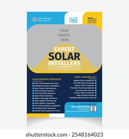 Solar Energy Flyer design template