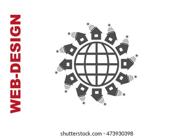 Solar Energy, Solar Heater Icon Vector