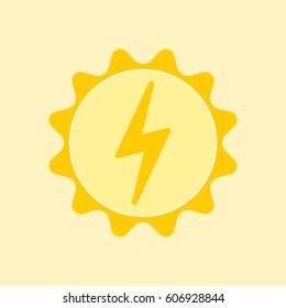 Solar energy icon