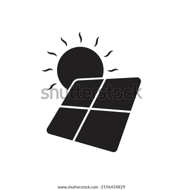 Solar Energy Icon Design Solar Panel Stock Vector (Royalty Free ...
