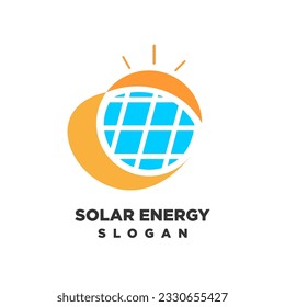 Solar Energy icon logo vector design