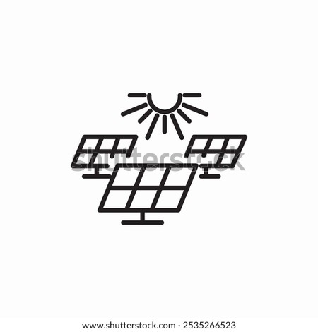 solar energy icon sign vector