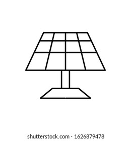 Solar, energy icon. Simple line, outline vector electro power icons for ui and ux, website or mobile application