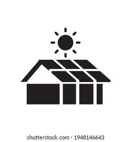 solar energy icon vector isolated