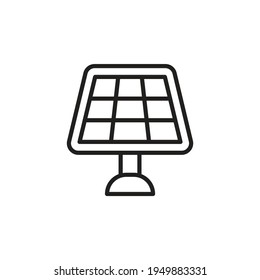 Solar Energy icon in vector. Logotype
