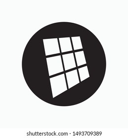 Solar energy icon. Vector technology symbol